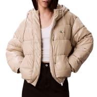 Doudoune Beige Femme Calvin Klein Jeans Shine pas cher