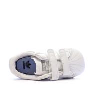 Baskets Blanches Fille Adidas Crib vue 4