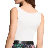 Débardeur Blanc Femme Morgan DOUBI vue 2