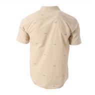 Chemisette Manches Courtes Beige Homme Salty Crew Bruce vue 2