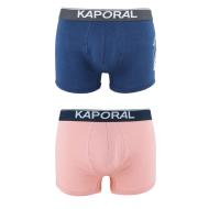 X2 Boxers Bleu/Rose Homme Kaporal Tonye pas cher