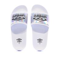 Claquettes Blanches Femme Umbro Um Tilio vue 3