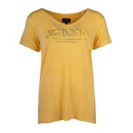 T-shirt Jaune Femme Von Dutch ROAN pas cher