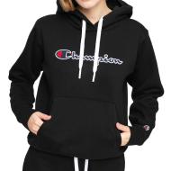 Sweat Noir Femme Champion 114461 pas cher