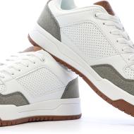 Baskets Blanches/Taupes Homme Kappa Logo Manis vue 7