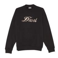 Sweat Noir Femme Diesel Felpa pas cher