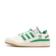 Baskets Blanches/Vertes Homme Adidas Forum pas cher