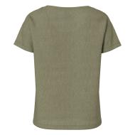 T-Shirt Kaki Femme Pieces Sophie vue 2