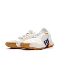 Chaussures de Basketball Blanches/Violettes Homme Adidas IE7799 vue 6