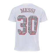 Messi Paris T-shirt Blanc Homme PSG vue 2