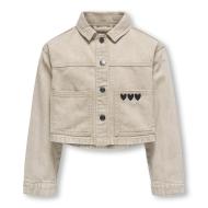 Veste Beige Fille Kids ONLY Sophie pas cher