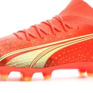 Chaussures de football Rouge Homme Puma Ultra Pro vue 7