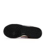 Dunk Low Retro Blanc/Noir/Orange Homme Nike vue 5