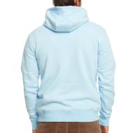 Sudadera azul claro para hombre Quiksilver Biglogohood ver 2