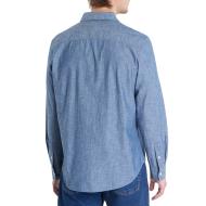 Chemise Bleu Homme Calvin Klein Jeans Chambray vue 2