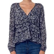 Blouse Bleu à fleurs Femme Kaporal Vian pas cher