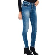 Jean Slim Bleu Foncé Femme Kaporal pas cher