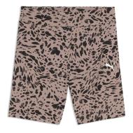 Short Beige/noir/Rose Fille Puma Ess Graphic Animal pas cher