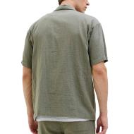 Chemisette Gaze de Coton Kaki Homme Jack & Jones Reaster vue 2