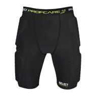 Pantalones cortos de compresión negros para hombre Select con almohadillas barato