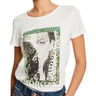 T-shirt Blanc Femme Morgan Dsava pas cher