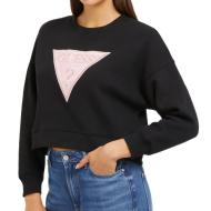 Sweat Noir Femme Guess Lurex Triangle