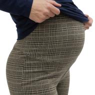 Pantalon Gris à Carreaux Femme Mamalicious Nabi vue 3