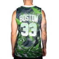 Boston Maillot de basket Vert/Noir/Blanc Homme Sport Zone vue 2