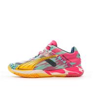 Chaussures de Handball Rose/Bleu Homme Puma Accele Nitro Teaser pas cher