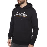 Sweat à Capuche Noir Homme Jack & Jones Upscale