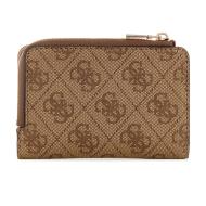Portefeuille Marron Femme Guess Laurel Slg Zip vue 3