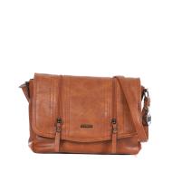Sac bandoulière Marron Femme Manoukian Gabin