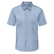 Chemise Manches Courtes Bleu Homme Only & Sons Cantley