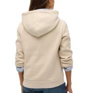 Sweat Beige Femme Superdry High Flyers Hood vue 2