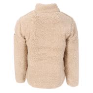 Veste Sherpa Beige Homme Paname Brothers Full Zip vue 2