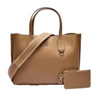 Sac Fourre Tout Camel Femme Tommy Hilfiger Distinct pas cher