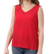 Débardeur Rouge Femme Only Pelina