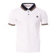 Polo Blanc/Marine Homme RMS26 91318