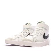 Baskets Blanches/Noires Garçon Nike Blazer Mid '77 vue 6