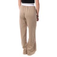 Pantalon Fluide Beige Femme Monday Premium Wide vue 2