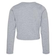 T-Shirt Manches Longues Gris Fille Vero Moda Vmjoy Knot vue 2
