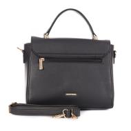 Sac à Bandoulière Noir Femme Manoukian TARA vue 3