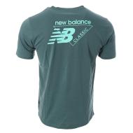 T-shirt Vert Homme New Balance Sport Essentials vue 2