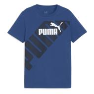 T-shirt Bleu Garçon Puma Power Graphic