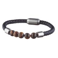 Bracelet Noir Homme Geographical Norway 315005 pas cher