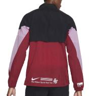 Veste Rouge/Noir Homme NIike Windrunner vue 2