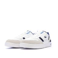 Baskets Blanches/Marine Homme Lacoste Court Sneakers T-clip vue 6