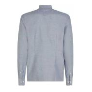 Chemise Manches Longues Bleu Homme Tommy Hilfiger Oxford vue 2