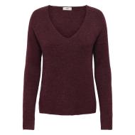 Pull Bordeaux Femme JDY Elanora vue 3