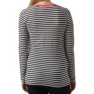 T-Shirt Blanc/Noir Femme Mamalicious Gisela vue 2